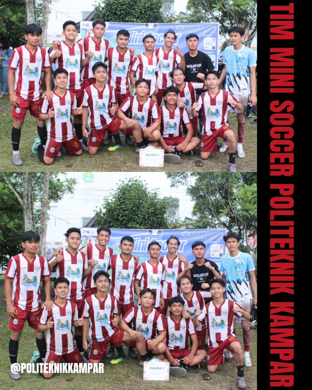 Berita mahasiswa-politeknik-kampar-meraih-peringkat-1-kejuaraan-mini-soccer-pada-ajang-himateta-cup-x-agricultech-expo-ii-2025